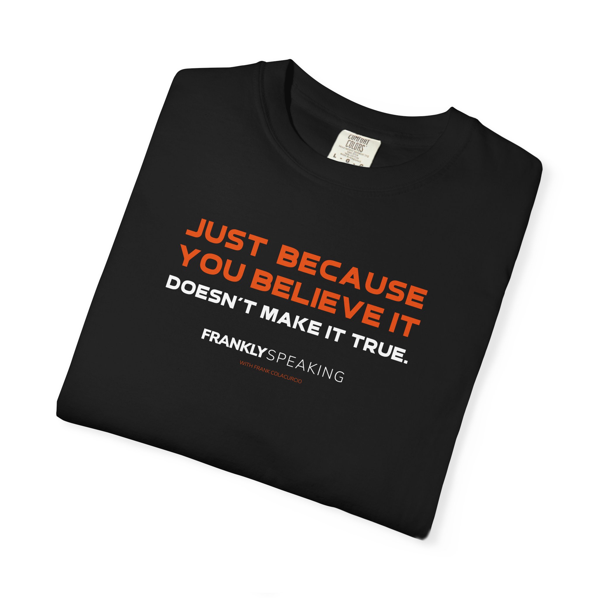 Black Belief and Truth Tee - Image 3