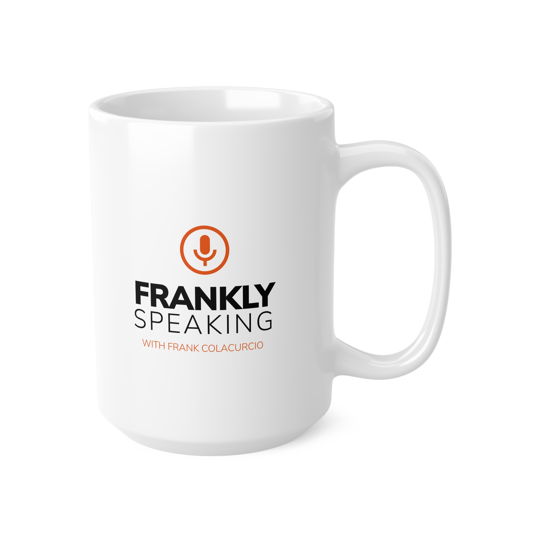 White Frankly Speaking Mug