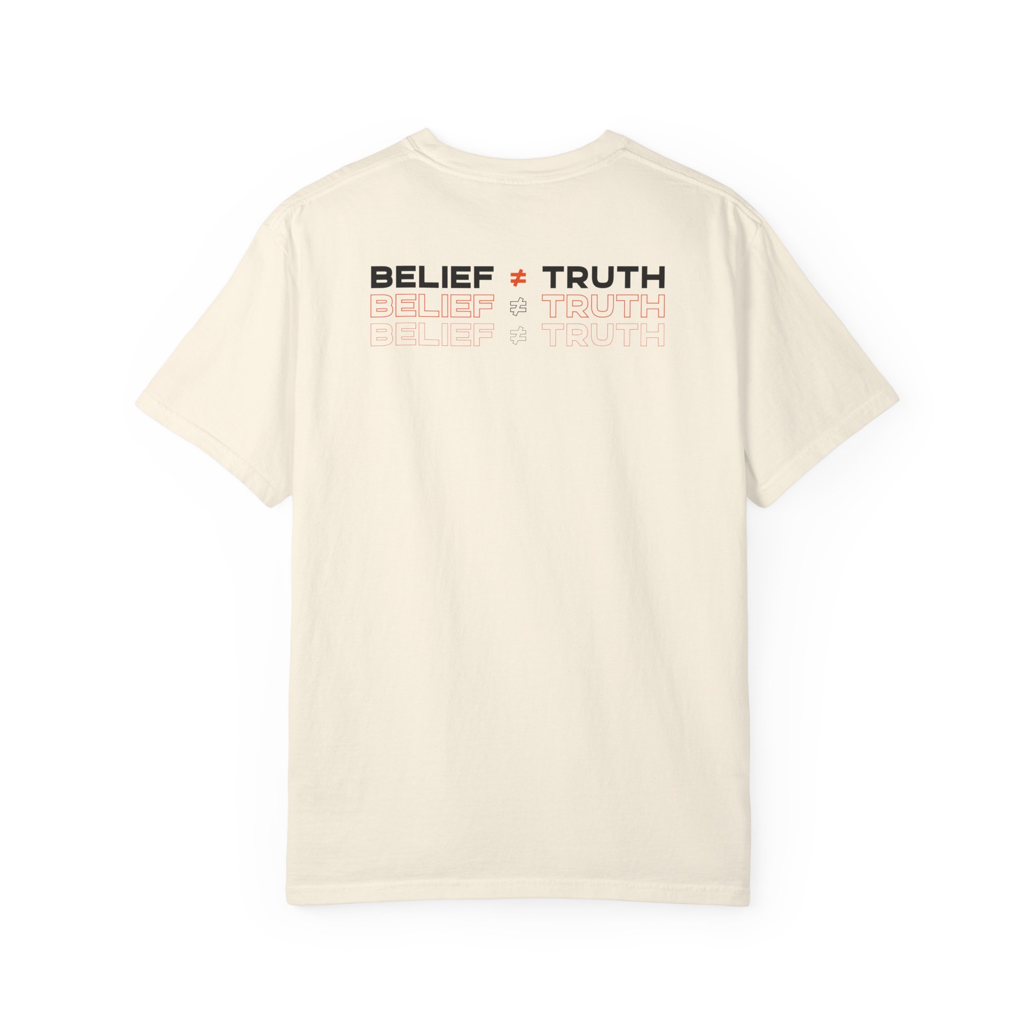 Creme Belief and Truth Tee - Image 2